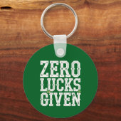 Porte-clés Zéro chance donnée drôle de Saint-Patrick irlandai (Recto)