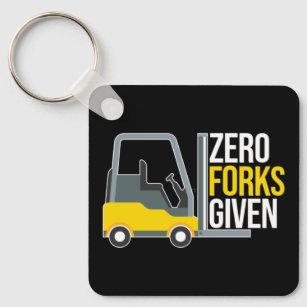 Porte-clés Zéro Fourches Donné Funky Forklifter Pun