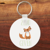 Porte-clés Zero Fox Donné Drôle Animal Fox (Recto)