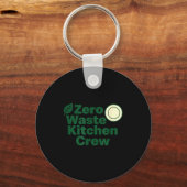 Porte-clés Zero Waste Kitchen Crew Sustainability Design  (Recto)