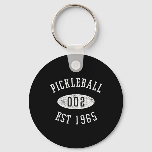 Porte-clés Zéro Zéro Deux Pickleball Drôle (Recto)