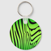 Porte-clés Zesty Zebra Green (Verso)