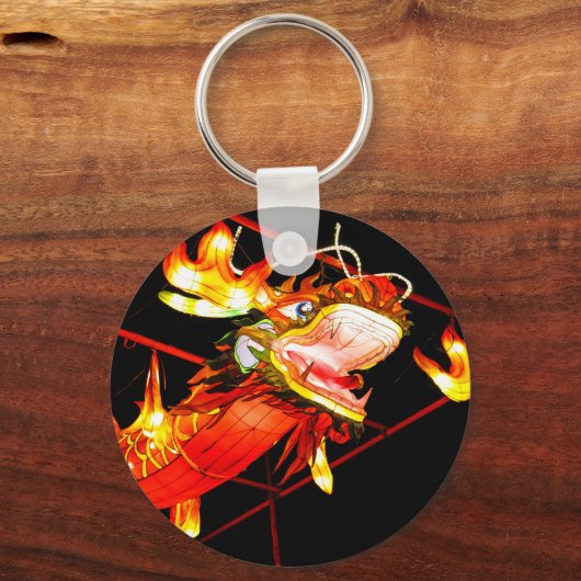 Porte-clés Zhulong Dragon de Feu (Recto)