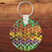 Porte-clés Zigzag coloré (Recto)