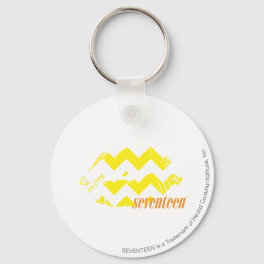 Porte-clés ZigZag jaune (Recto)