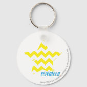 Porte-clés ZigZag Jaune 3 (Recto)