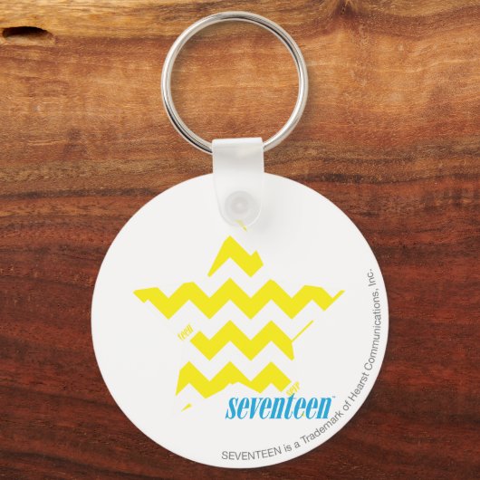 Porte-clés ZigZag Jaune 3 (Recto)