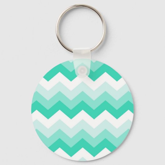 Porte-clés Zigzag patroon (Turquoise, wit en groen) (Recto)