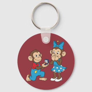 Porte-clés Zina and Mimo and the marriage proposal