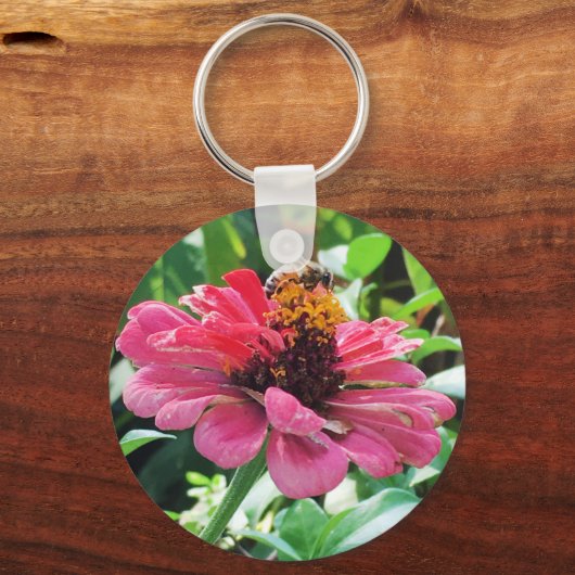 Porte-clés Zinnia Honey Bee (Recto)