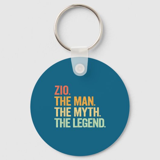 Porte-clés Zio Man Myth Legend Retro (Recto)