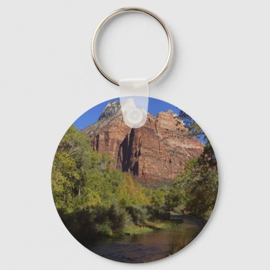 Porte-clés Zion des cours d'eau des montagnes (Recto)