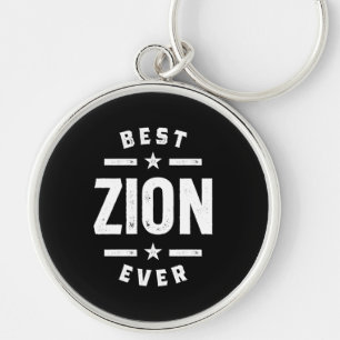 Porte-clés Zion Nom personnalisé Anniversaire Cadeau