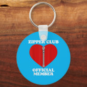 Porte-clés Zipper Club Chirurgie cardiaque Récupération Open  (Recto)