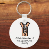 Porte-clés Zipper, Membre officiel du Club Zipper.(2010) (Recto)
