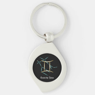 Porte-clés Zodiac Constellation Porte - clé Gemini