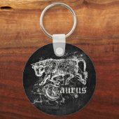 Porte-clés Zodiac Vintage Taurus (Recto)