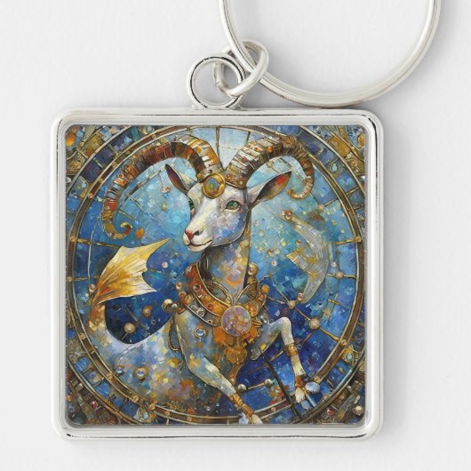 Porte-clés Zodiaque - Capricorne la Chèvre de mer (Devant)