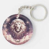 Porte-clés Zodiaque céleste de Leo (Dos)