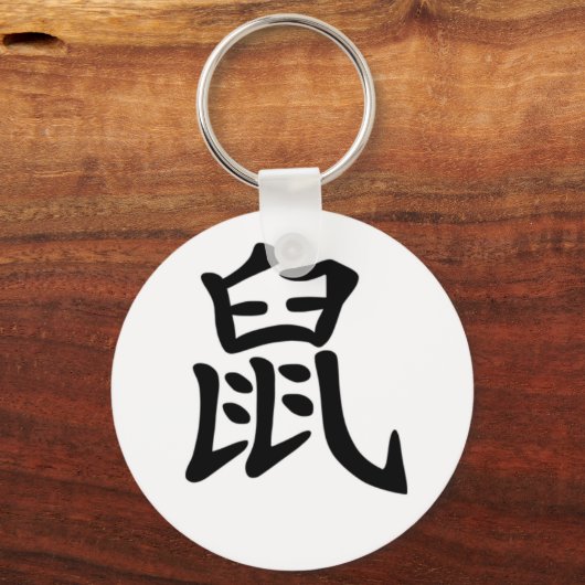 Porte-clés Zodiaque chinois - Rat (Recto)