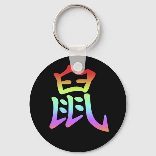 Porte-clés Zodiaque chinois - Rat (Recto)