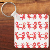 Porte-clés Zodiaque Crabe Minimal – Moderne (Recto)