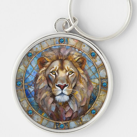 Porte-clés Zodiaque - Lion le Lion (Devant)