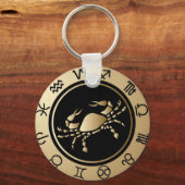 Porte-clés Zodiaque occidental - Cancer (Recto)