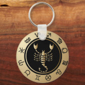 Porte-clés Zodiaque occidental - Scorpio (Recto)