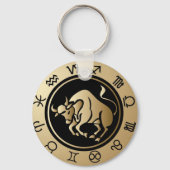 Porte-clés Zodiaque occidental - Taureau (Recto)