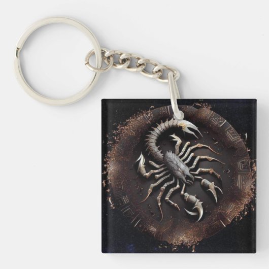 Porte-clés Zodiaque Scorpion (Devant)