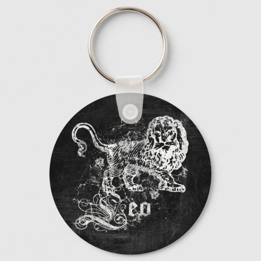Porte-clés Zodiaque Vintage Lion (Recto)