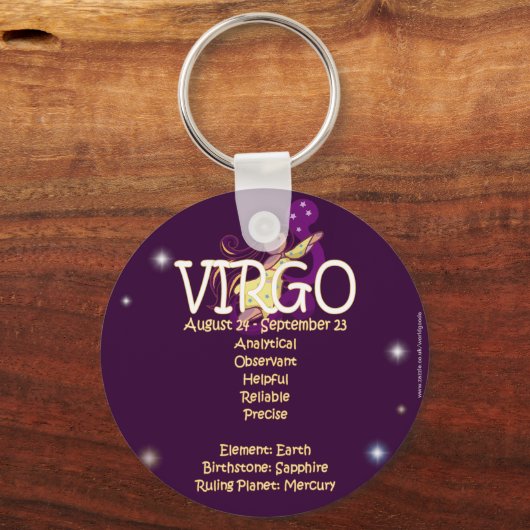 Porte-clés Zodiaque virgo (Recto)