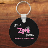 Porte-clés Zoey ce que tu ne comprendrais pas (Recto)