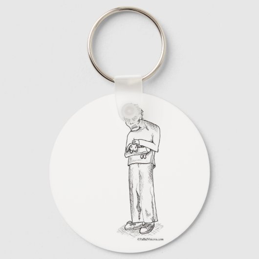 Porte-clés Zombie avec Bunny (Recto)