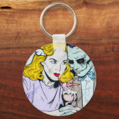 Porte-clés zombie coup d'amour (Recto)