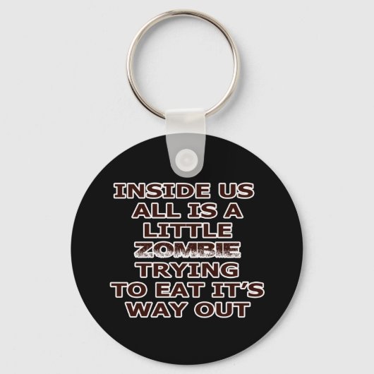 Porte-clés Zombie en moi (Recto)