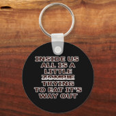 Porte-clés Zombie en moi (Recto)