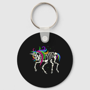 Porte-clés Zombiecorn Zombie Licorne Halloween Femmes Filles