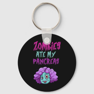 Porte-clés Zombies Ate My Pancreas T1d Type 1 Diabetes Girls 
