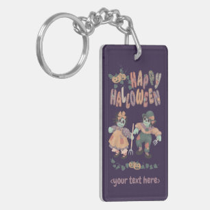 Porte-clés Zombies de poupée de saguette d'Halloween (4) -