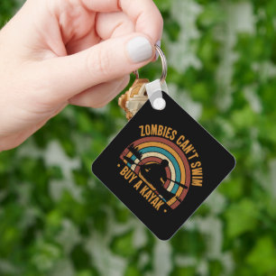 Porte-clés Zombies ne sait pas nager Acheter un Kayak