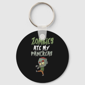Porte-clés Zombies ont mangé mon pancréas T1d diabète de type