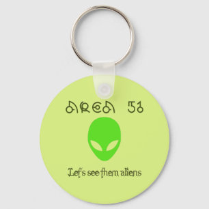 Porte-clés Zone 51 Voyons les aliens