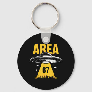 Porte-clés Zone 67 Ufo Soucoupes Volantes Faisceau Lumineux