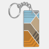 Porte-clés Zone de subduction Abstraite Porte - clé acrylique (Devant gauche)