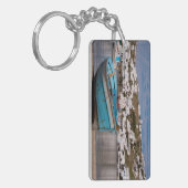 Porte-clés Zone portuaire avec bateaux de pêche grecs (Devant gauche)