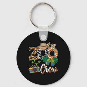 Porte-clés Zoo Giraffe Crew Safari Animal Zoo Keeper Enfants