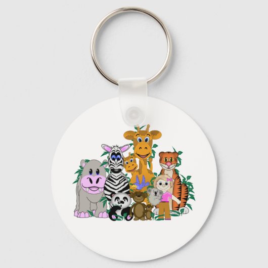 Porte-clés ZOO Girl (Recto)