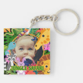 Porte-clés Zoo Wild Animal Jungle Safari Anniversaire de enfa (Dos)